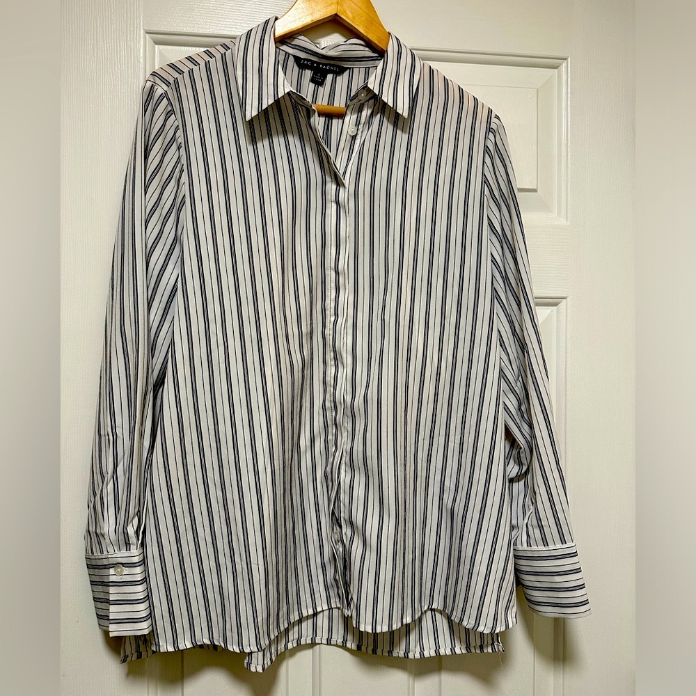 Zac & Rachel Striped Button Down